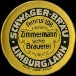 Timbre-monnaie Schwager-Bräu - Allemagne - briefmarkenkapselgeld