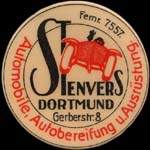 Timbre-monnaie Stenvers � Dortmund - 40 pfennig rouge sur fond rouge - avers