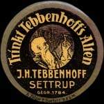 Timbre-monnaie Tebbenhoff - Allemagne - briefmarkenkapselgeld