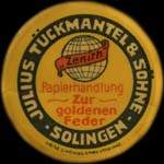 Timbre-monnaie Julius T�ckmantel & S�hne - Allemagne - briefmarkenkapselgeld