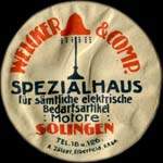 Timbre-monnaie Welcker & Comp. blanc - Allemagne - briefmarkenkapselgeld