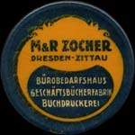 Timbre-monnaie M&R Zocher type 1 - Allemagne - briefmarkenkapselgeld
