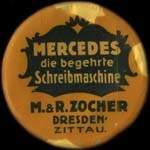 Timbre-monnaie M&R Zocher type 2 - Allemagne - briefmarkenkapselgeld