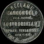 Timbre-monnaie Austroreklame - Wien - 30 heller sur fond bleu - avers