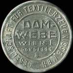 Timbre-monnaie Dom-Webe - Gesellschaft f�r textilerzeugnisse M.B.H. - 30 heller sur fond orange - avers