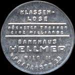 Biefmarkenkapselgeld Bankhaus Hellmer - timbre-monnaie - encased stamp
