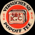Biefmarkenkapselgeld Popoff - timbre-monnaie - encased stamp