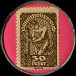 Timbre-monnaie Schleifhahn - Wien VII - 30 heller sur fond rose - revers