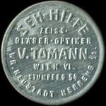 Timbre-monnaie V.Tomann - Wien - 500 kronen sur fond dor� - avers