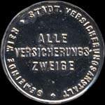 Biefmarkenkapselgeld Versicherungsanstalt Wien - timbre-monnaie - encased stamp