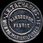 Biefmarkenkapselgeld J.E.Zacharias - timbre-monnaie - encased stamp