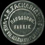 Timbre-monnaie J.E. Zacharias - Wien VII. Mariahilferstr.31 - 100 kronen sur fond orange - avers