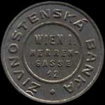 Biefmarkenkapselgeld Zivnostenska Banka - timbre-monnaie - encased stamp
