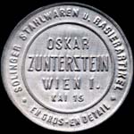 Biefmarkenkapselgeld Oskar Zunterstein - timbre-monnaie - encased stamp