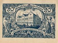 Timbre-monnaie (gutschein) - Ansfelden - Gustchein tamponn� de 20 heller - face