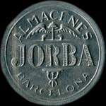 Timbre-monnaie Jorba - Espagne - avers