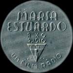 Timbre-monnaie 5 centimos - Maria Estuardo - RKO Radio - Un film Radio - Espagne - avers