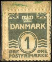 Timbre-monnaie Assens Bank A/S - Assens - Glamsbj�rg - Haarby - 1 &oslash;re sur fond bleu - Danemark - revers
