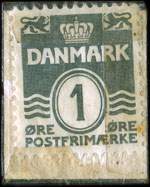 Timbre-monnaie Bogense Erhvervsraad - 1 �re sur fond vert - Danemark - revers