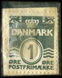 Timbre-monnaie Brizzard - Esprit de France er herlig - 1 &oslash;re sur fond vert - Texte blanc - Danemark - revers