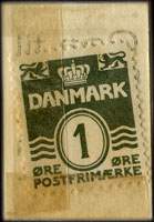 Timbre-monnaie Caya til Grav&oslash;r Gade - 1 &oslash;re - Danemark - revers