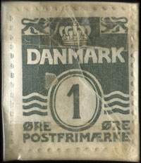 Timbre-monnaie Bruno F. Christensen - Manufaktur - Strandvej 17 - Ryvang 4495. - 1 �re sur carton blanc - Danemark - revers