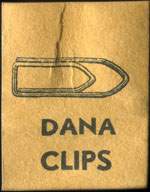 Timbre-monnaie Dana Clips type 1 - Danemark