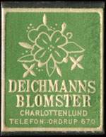 Timbre-monnaie Deichmanns Blomster - Charlottenlund - vert - Danemark