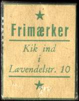 Timbre-monnaie Frimaerker - Kik ind i Lavendelstr. 10 - carton jaune - Danemark