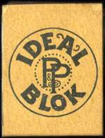 Timbre-monnaie Ideal Blok PP - 1 øre sur carton jaune - Danemark - avers