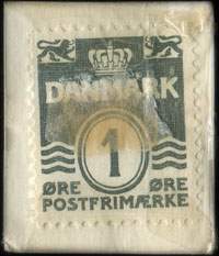 Timbre-monnaie Bogen alle taler om - Ren� de Chambrun - Jeg saa Frankrig falde - Nu trykt 14000 Exp. - Foraarets store Success. - Povl Branners Forlag - 1 &oslash;re sur carton blanc - Danemark - revers