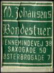 Timbre-monnaie M.Johansens - Bondestuer - Danemark