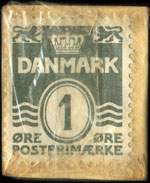Timbre-monnaie John Keil's  - Skot�jreparation - bedst og billigst - Korsgade 47. - Nora 8925 v. - 1 &oslash;re sur carton jaune - Danemark - revers