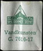 Timbre-monnaie KFUM A/S  - Sperjdernes Depot - Vandkunsten - C. 7616-17 - carton gris - Danemark