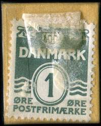 Timbre-monnaie Lottes - Kiosk -  H.C. �rstedsv. 19 B - Eva 4965 og 6065 - Vi henter Deres Teaterbilletter - 1 �re sur carton jaune - Danemark - revers
