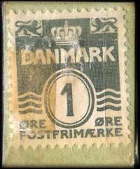 Timbre-monnaie M&oslash;bler omstoppes - C. Lund-Jensen - N, Ebbesensv, 24 - Eva 457 - 1 �re sur carton vert - Danemark - revers