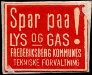 Timbre-monnaie Lys og Gas - Danemark