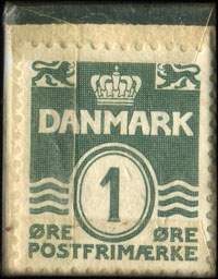 Timbre-monnaie K�b cyklen med garantim&aelig;rket: - Det er: Taarnh�j kvalitet - Vilh. Nellemann A/S - 1 �re sur fond rouge - Danemark - revers