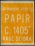 Timbre-monnaie Papir jaune - Danemark