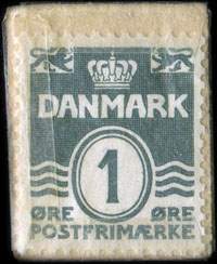 Timbre-monnaie Axel Rasmussen - Roskilde Altibr&aelig;ndsel - Telf.&nbsp;2903 - 1 �re sur fond marron - Danemark - revers