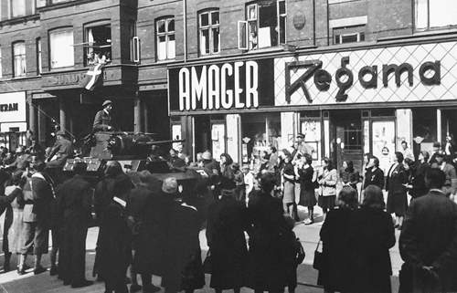 Le magasin Regama � Amager - orthographe avec G symbolis�