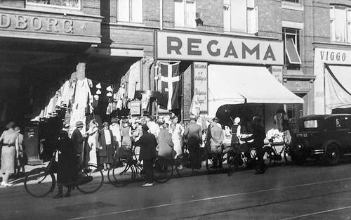 Le magasin Regama � Amager - orthographe normale