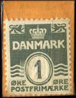 Timbre-monnaie Ring Bil Bud Transport Eva 2662 - Bliv tilfreds Eva 26 62 - 1 &oslash;re sur carton orange - Danemark - revers