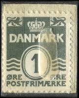 Timbre-monnaie Salgshallen - Dams� 1028 - Vanl�se - Type 1 - 1 �re sur fond noir - Danemark - revers