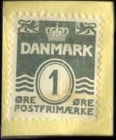 Timbre-monnaie Scherfin's - Kirseb�rvin er pragtfuld - C. 5054 - �sterbrogade 54 - 1 �re sur carton jaune - Danemark - revers