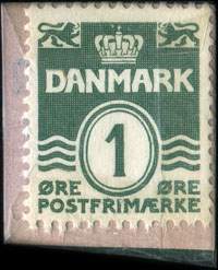 Timbre-monnaie Silles - Hjemmebageri - Griffenfeldtsg.  8. - 1 �re sur carton ros� - Danemark - revers
