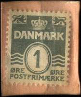 Timbre-monnaie Sor� Br�dfabrik's vitaminrige Maltbr�d  - 1 �re sur carton rose - Danemark - revers