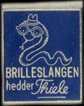 Timbre-monnaie Brilleslangen hedder Thiele bleu - Danemark
