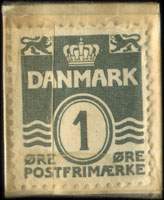 Timbre-monnaie &bdquo;Transfers&rdquo; - Skaffervej 4 - Taga 4860 - K�benhavn NV - Litografiske tryksager og overforingsbillerder - 1 �re sur fond rouge - Danemark - revers