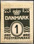 Timbre-monnaie - Vihar Varer ! - Udend�rs Udstyr A/S Vandkunsten (type 1) - 1 �re sur fond vert - Danemark - revers